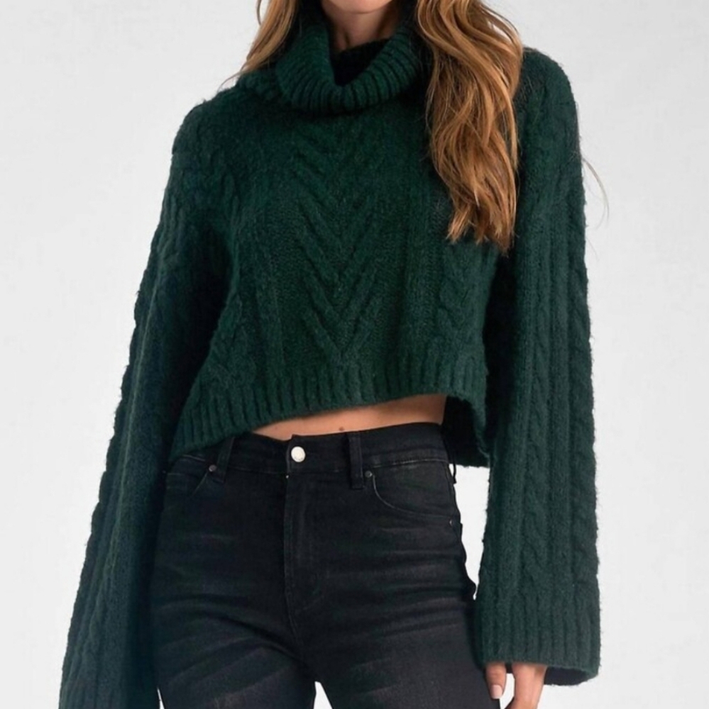 NWT‎ ELAN Cowl Neck Sweater Size Medium